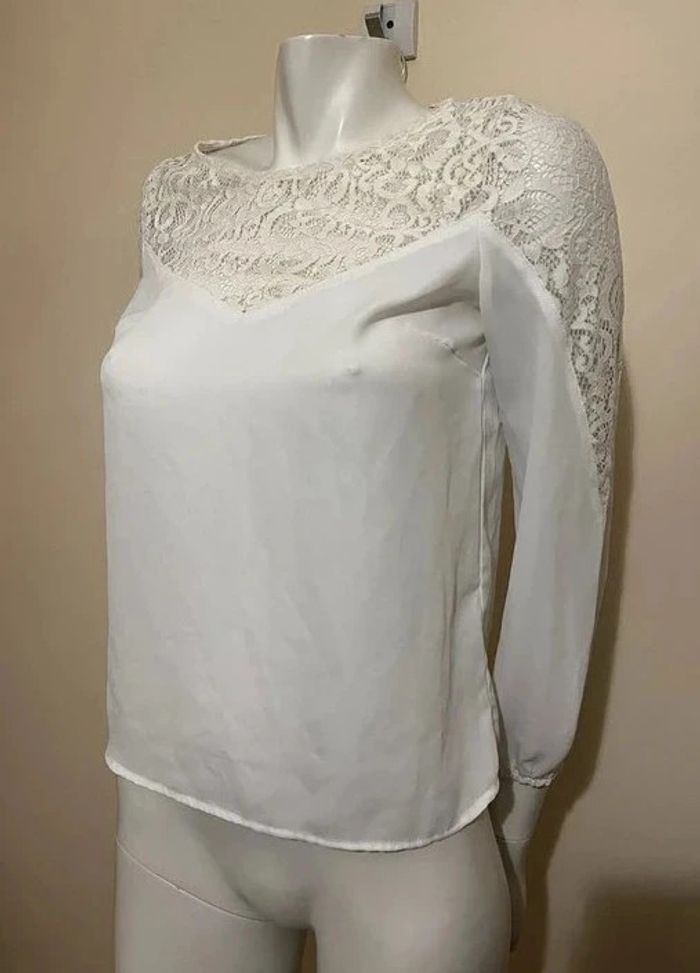 🍠Blouse blanche manches longues 🍠- photo numéro 2