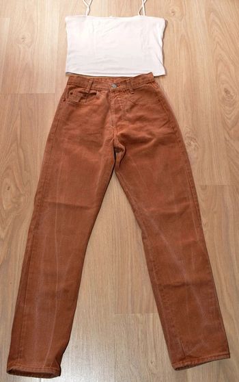 Jean marron clair taille 30