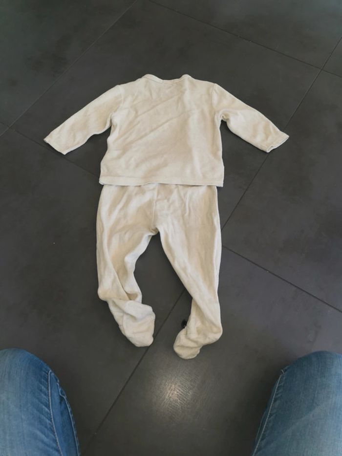 Pyjama 2 pièces velours Kiabi 18 mois panda - photo numéro 6