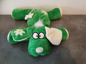 Peluche doudou chien hippie tout doux 45 cm