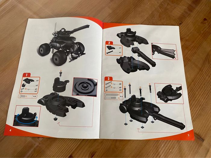 Notice instructions de montage meccano gears of war centaur 6450, epic games 2012 - photo numéro 3