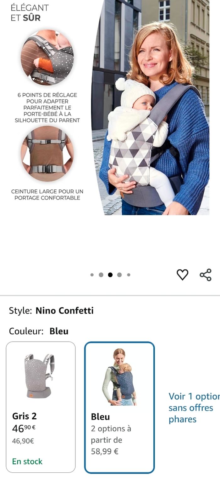 Porte bébé Kinderkraft - photo numéro 3