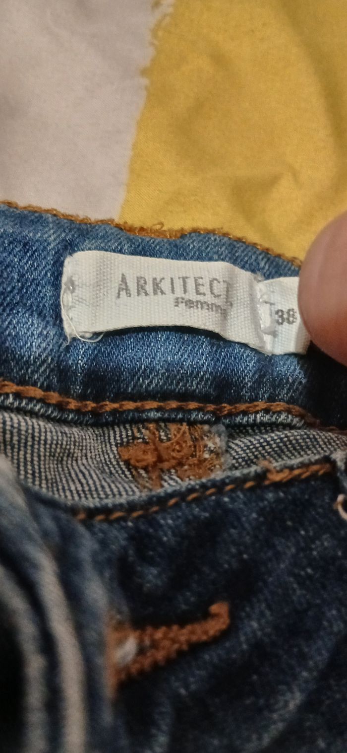 Jeans coupe droite taille 38 - photo numéro 2