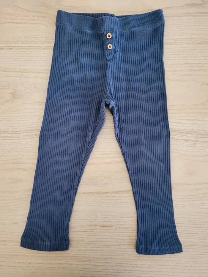 Legging bleu marine Kiabi 36 mois - photo numéro 2