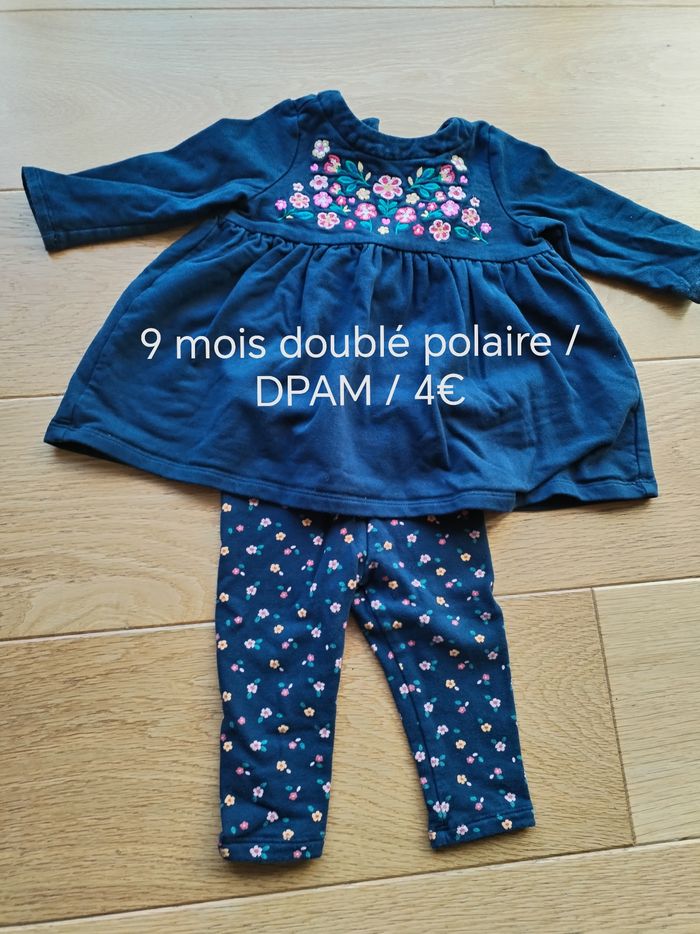Ensemble hiver fille 9 mois