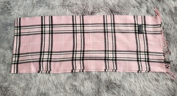 🌸 Écharpe Vintage Burberrys – Tartan Rose Layette 🌸 - photo numéro 2