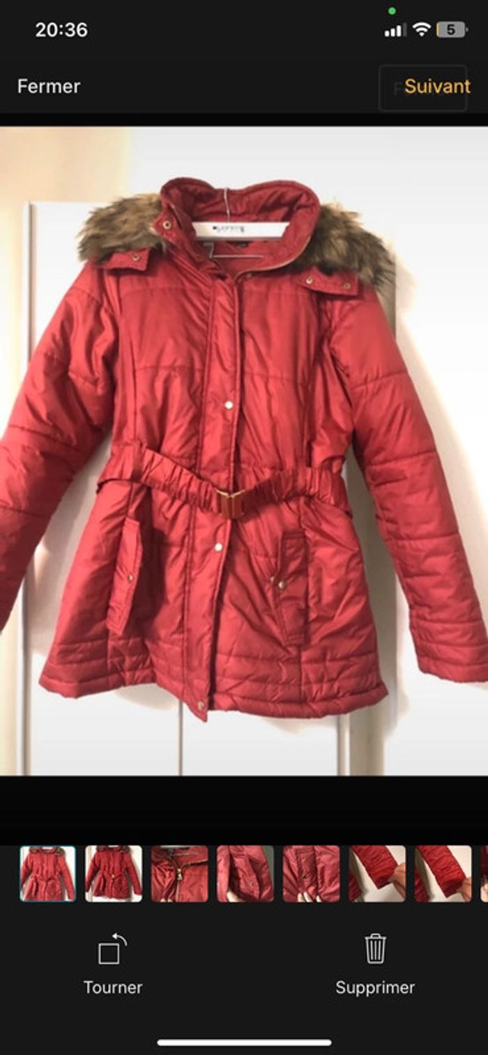 Manteau doudoune /parka . Taille 40