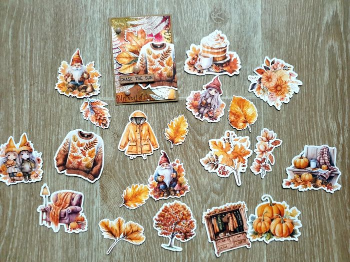 Die cut automne scrapbooking