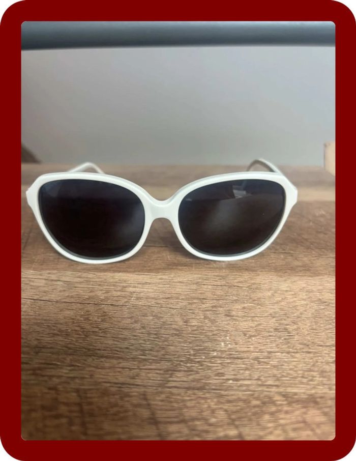 Lunette de soleil Fernand Mottier blanche taille unique - photo numéro 7