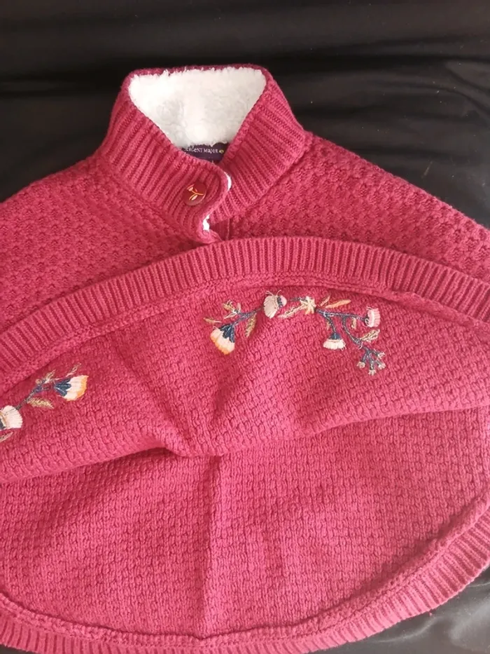 Joli poncho sergent Major 2-3ans - photo numéro 4