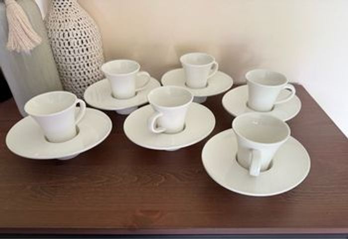 6 tasses et soucoupes - contemporaine - photo numéro 5