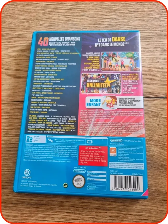 Jeu wii U Just dance 2018 Pegi 3 Nintendo - photo numéro 3