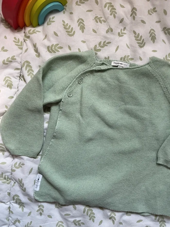 gilet léger vert menthe 12 mois nopppies baby - photo numéro 5