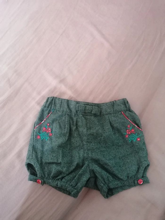 Mini short bébé