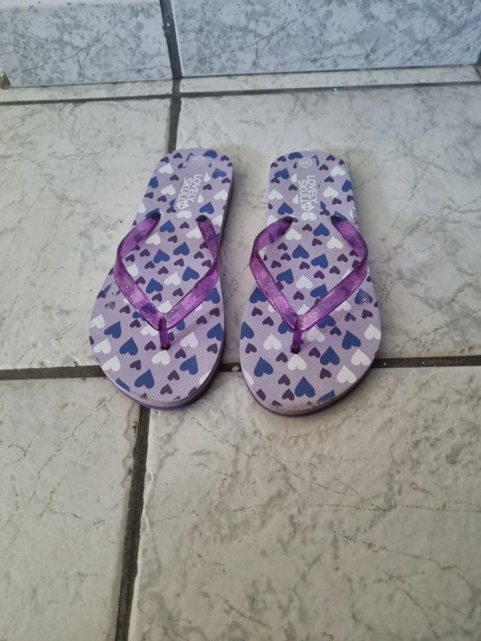 Tongs violette