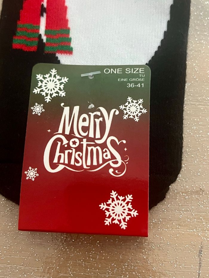 Chaussettes de Noël pingouin - photo numéro 4