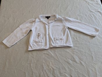 gilet blanc sergent major 12 mois