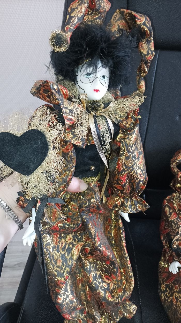 Lot de 4 poupées en porcelaine vintage - photo numéro 4