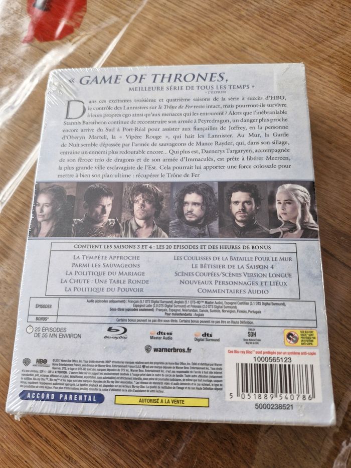Série Game of thrones 3 saisons - photo numéro 2