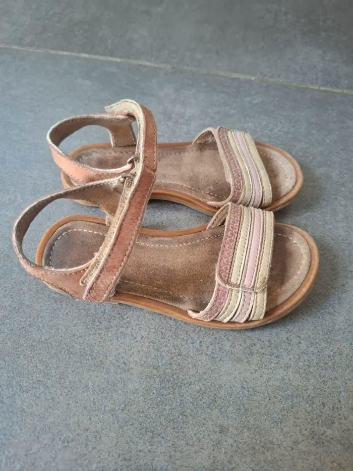 Nus pieds / sandales roses bopy 27 - photo numéro 3