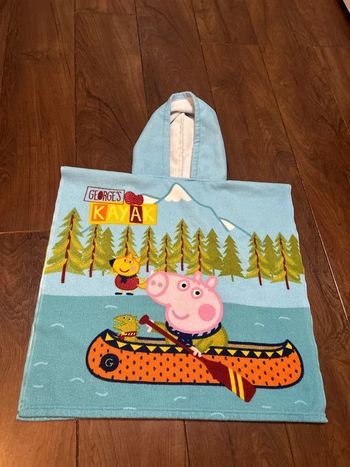 Poncho de bain à capuche Peppa Pig