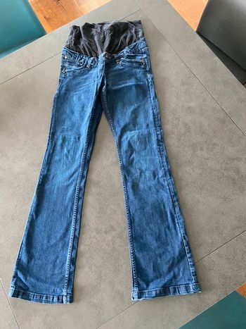 Jeans grossesse maternité bas évasé taille 38