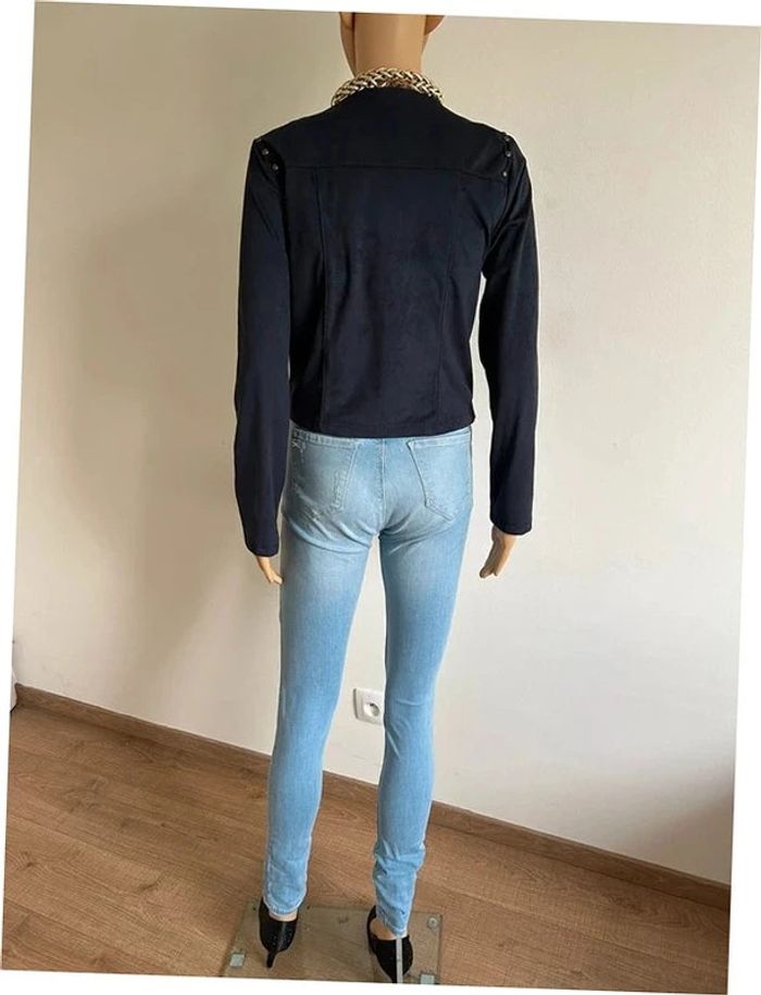 Veste bleue marine neuve en suédine LolaLiza taille 36 (valeur 50€) - photo numéro 9