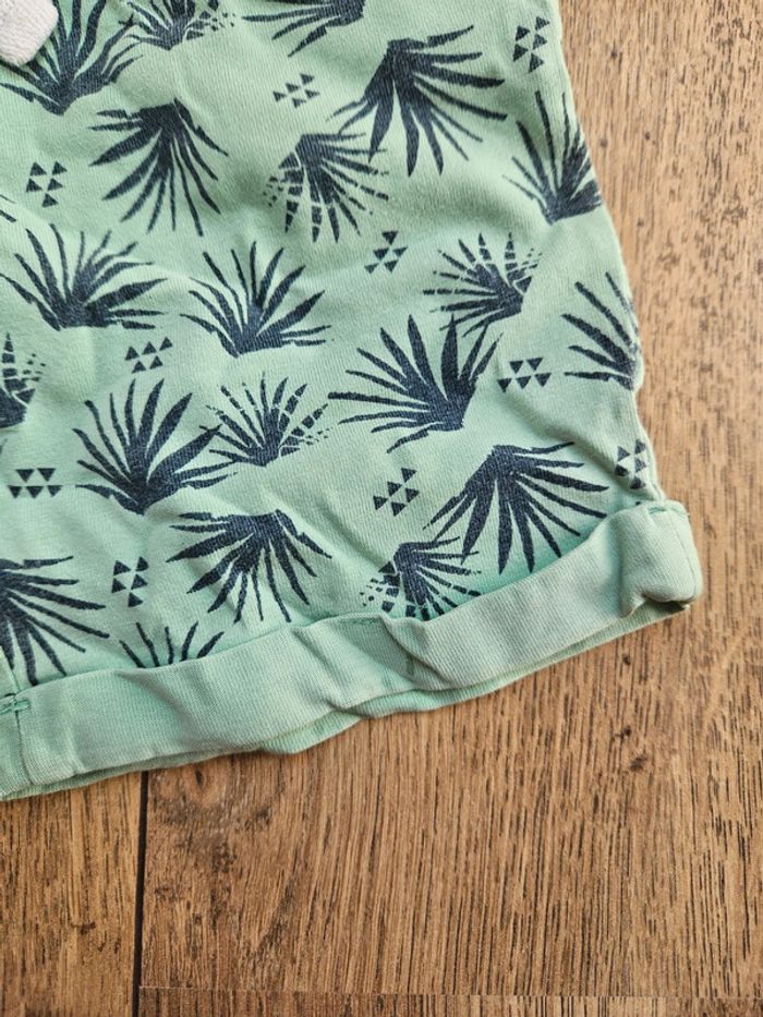 Short vert et bleu marine Lupilu 3-4 ans - photo numéro 3