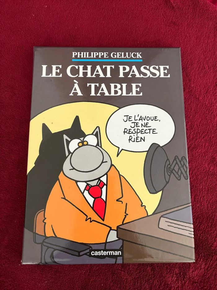 Superbe coffret à offrir ou à s offrir Le Cher passe à table Philippe Geluck