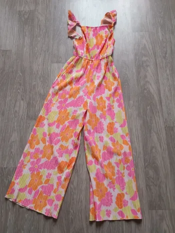 Combinaison fluide fleuries Zara 10 ans