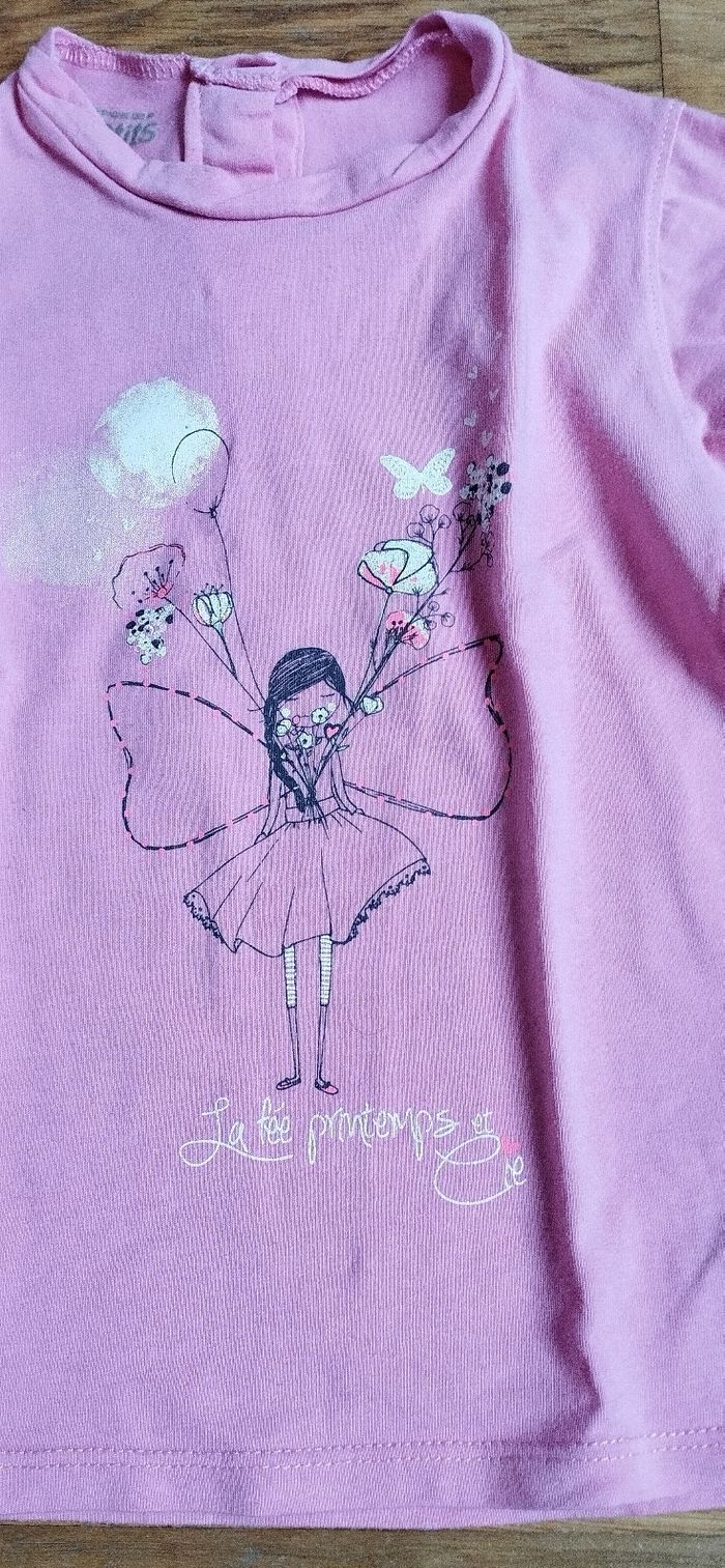 T-shirt fille 4 ans - photo numéro 3
