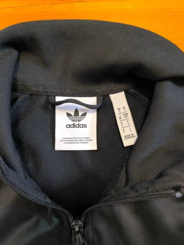 Veste Adidas - Chile 20 - Noir/Rouge/Abricot - Logo brodé - Taille S - photo numéro 6