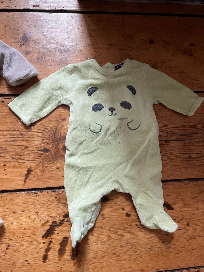 Lot Pyjama velours 1 mois - photo numéro 8