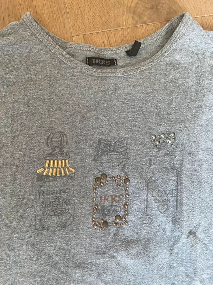 t-shirt manches longues IKKS 8 ans - photo numéro 2