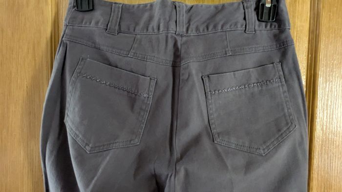Pantalon gris anthracite, taille basse. - photo numéro 4