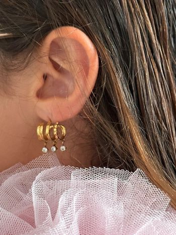 Mono boucle d’oreille Rose Chloé