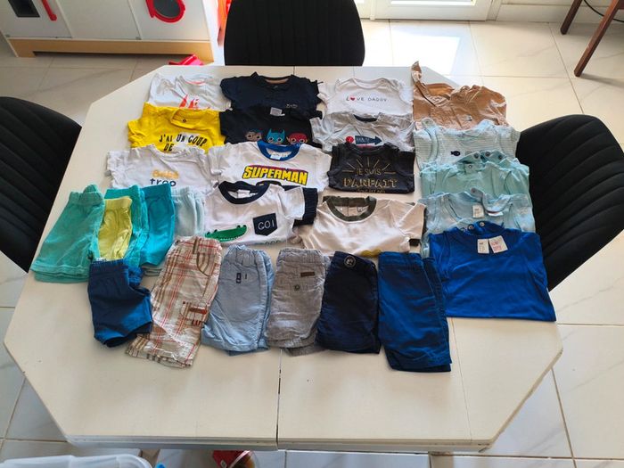 Lot vêtements bébé 6mois été