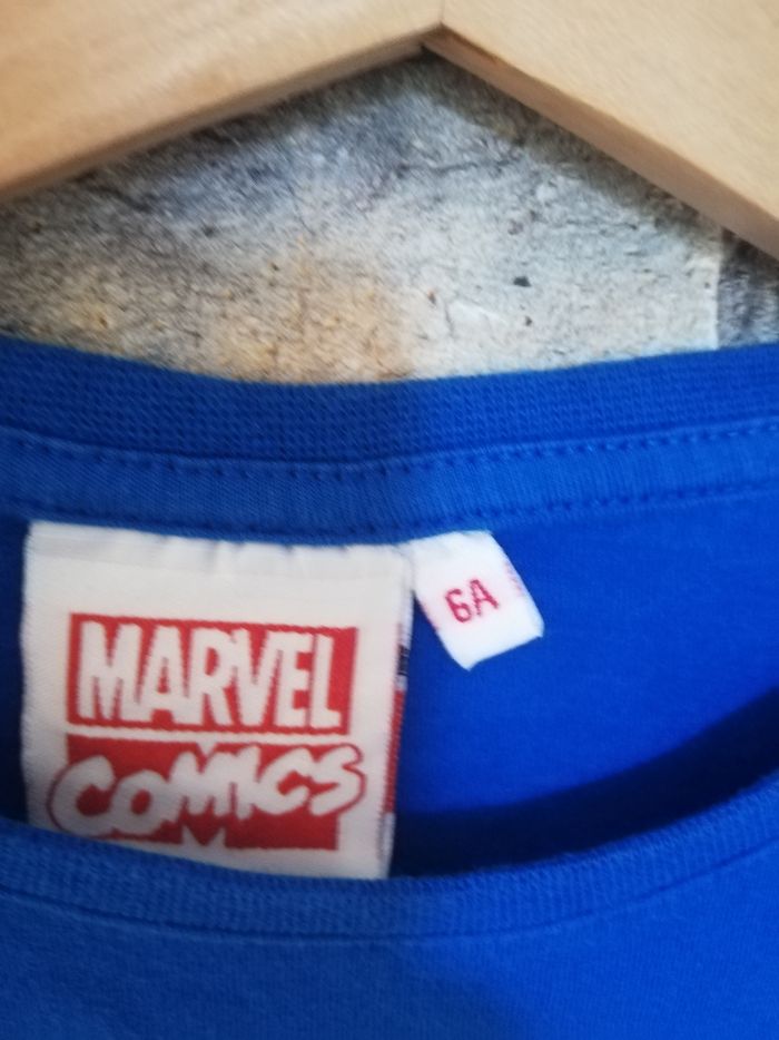 Tee shirt ML marvel 6 ans - photo numéro 3