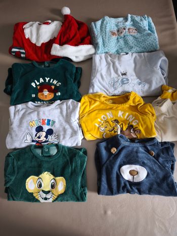 Lot pyjamas 6 mois