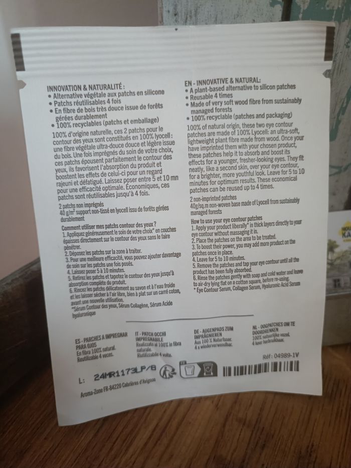 Patchs pour yeux à imprégner - photo numéro 3