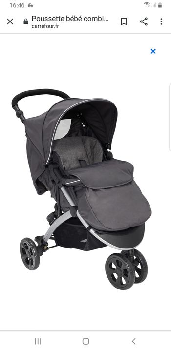 Poussette +siège auto