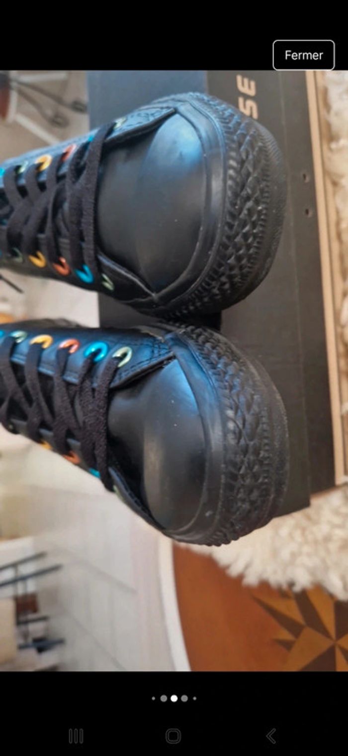 Converse noires 💣 - photo numéro 13