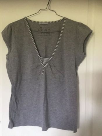 T-shirt gris Ici&Maintenant 42