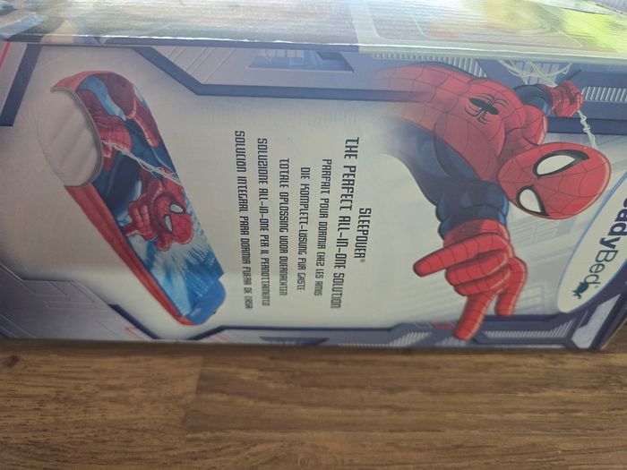 Lit gonflable enfant avec sac de couchage intégré Reine des neige  ou Spiderman - photo numéro 5