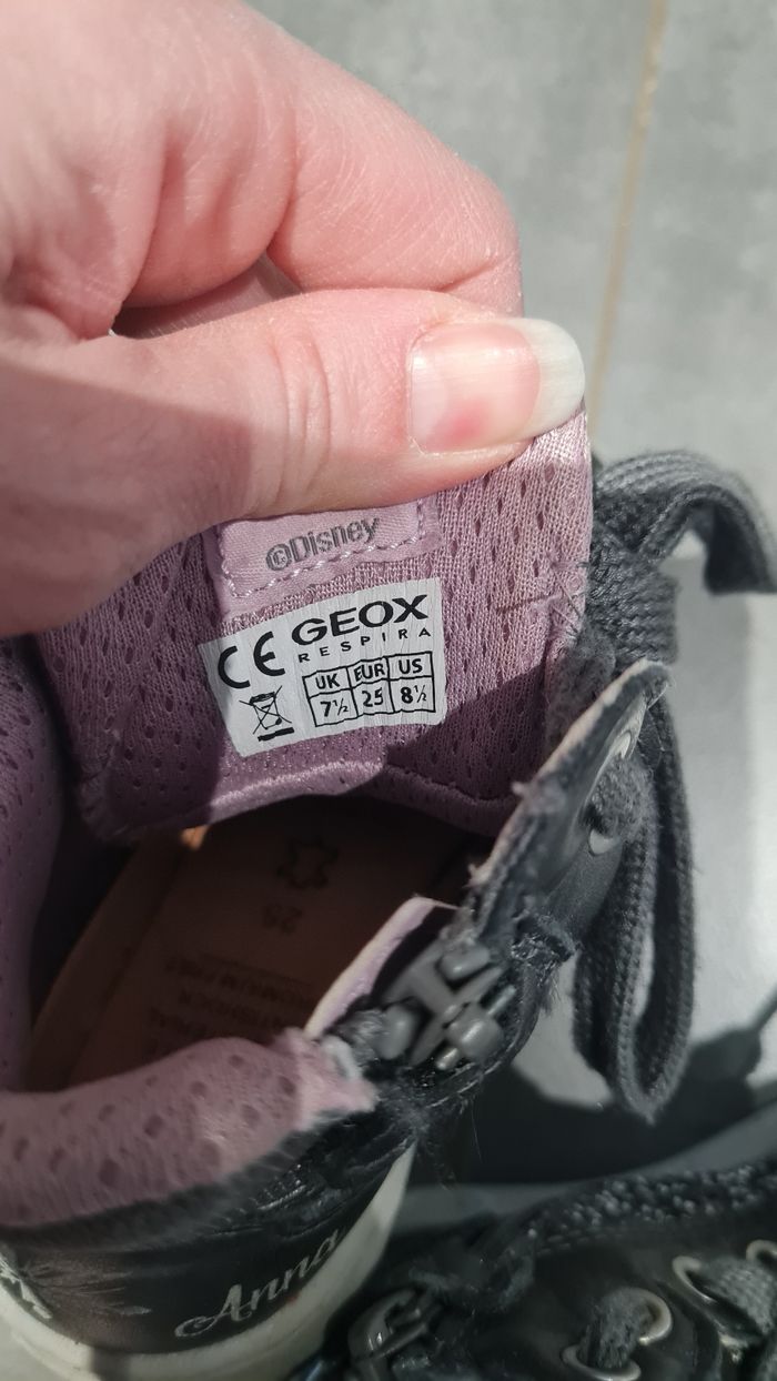 Paire baskets montantes geox la reine des neiges 25 - photo numéro 7
