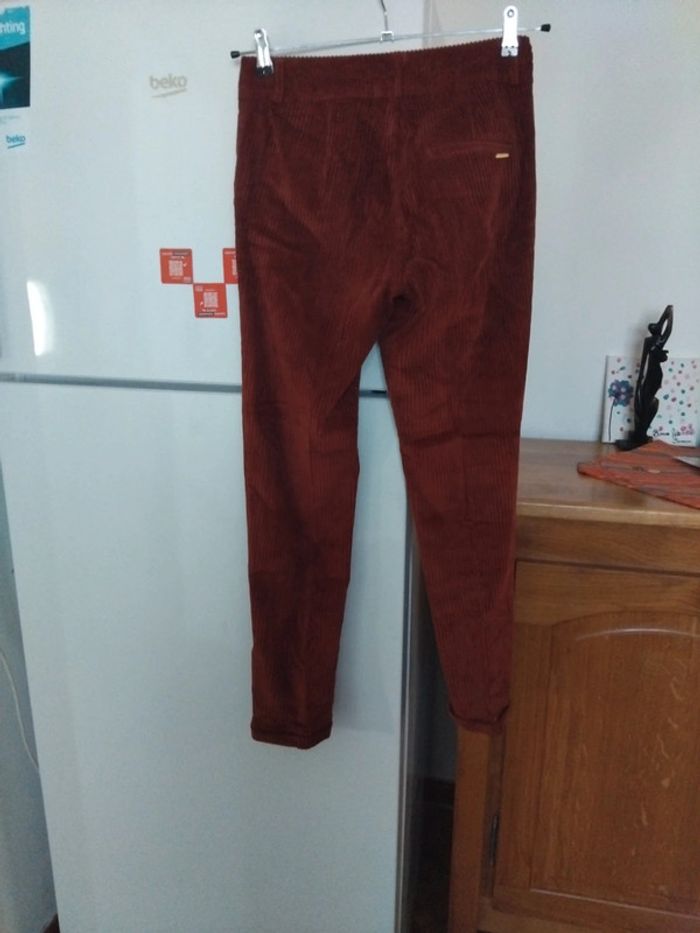 Pantalon One step velours neuf  t36 100% coton - photo numéro 7