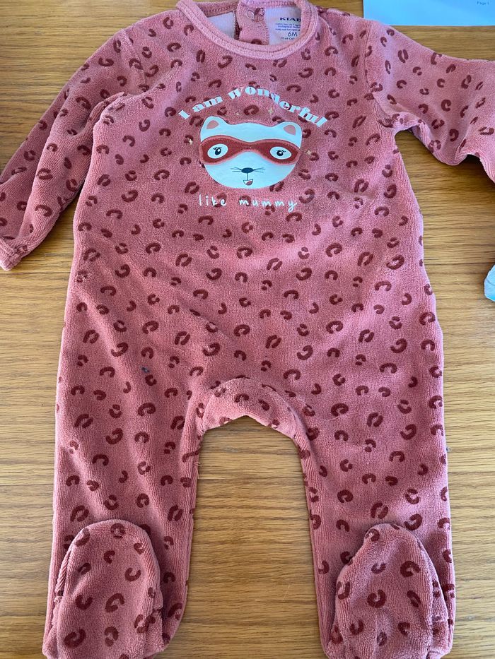 Pyjama fille 6 mois - photo numéro 3