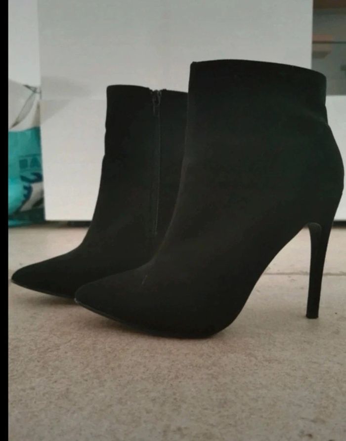 Bottines velour