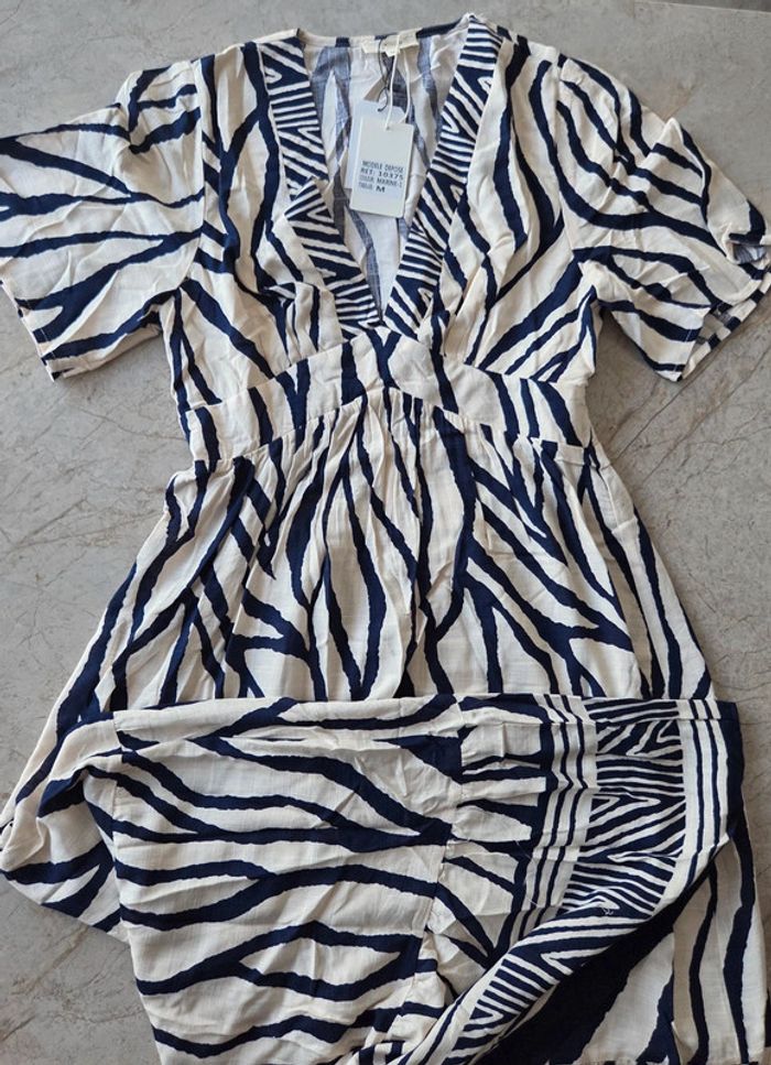 Robe longue Ycoo bleu marine - photo numéro 3