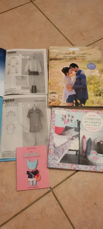 Lot de livres de couture